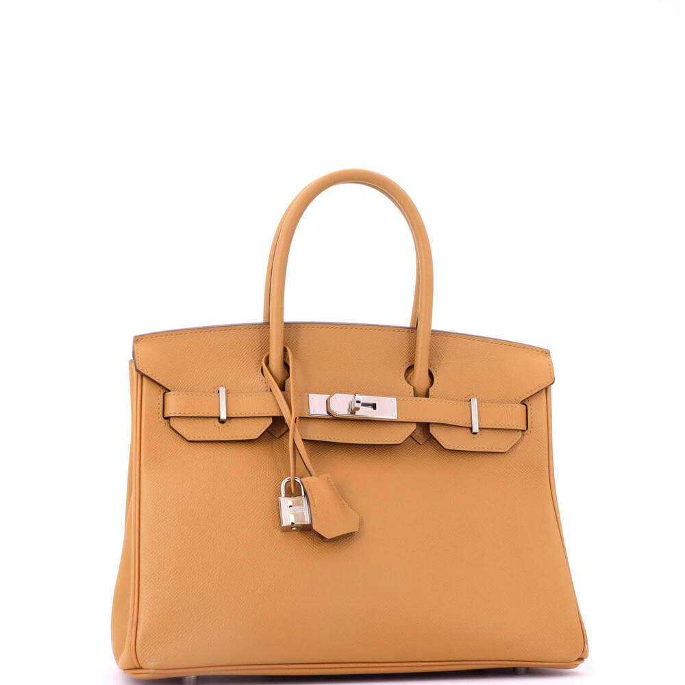 Hermes Birkin 30 Brown Epsom with Palladium Hardware - Picture 2 of 8